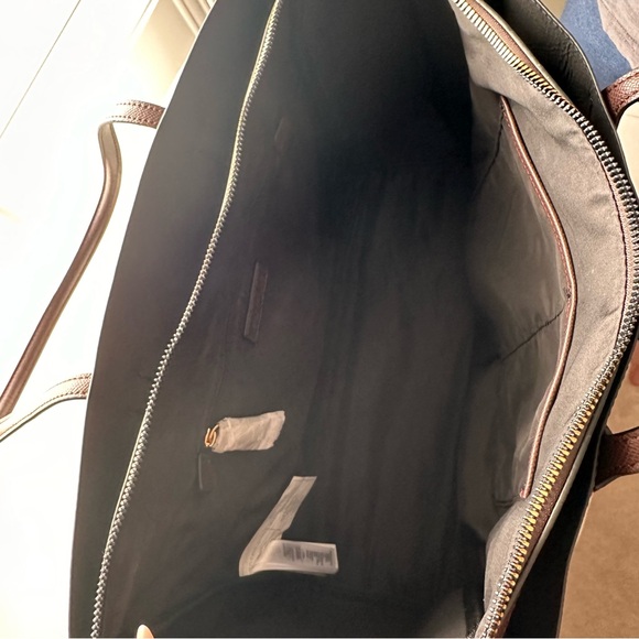 Call It Spring dark brown women’s zippered purse with gold hardware - Picture 7 of 7